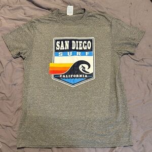 Gray San Diego Surf T-Shirt